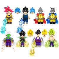 BLECRAU บล็อกตัวต่ออะนิเมะคลาสสิก Zamasu Disupo Zeno Vegeta ตัวต่อของเล่นเด็ก Mini Sson Goku บล็อกตุ๊กตาของเล่นเด็กผู้ชาย