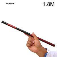 MARV 1.8-5.4M Telescopicเบ็ดตกปลาเหล็กปรับแบบพกพาที่ตกปลาPoleปลาTackleเครื่องมือ