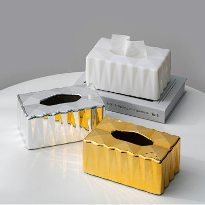 Creative Electroplating Tissue Box Car Tissue Holder Living Room Bathroom Accessories Kitchen Napkin Holder Toilet Paper Holder