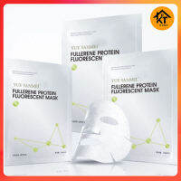 มาส์กหน้า FULLERENE PROTEIN MASK แพ็ค 5 ชิ้น แผ่นมาส์กหน้า มาร์คหน้า มาร์กหน้า พร้อมจัดส่ง KTHOME K0274