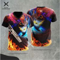 T SHIRT - T-Shirt Dri Fit "Fire Desert Eagle"  - TSHIRT