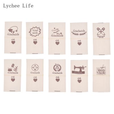 【LZ】▼㍿☼  Etiquetas de vestuário artesanal lychee life com 50 espaços para animais ovelhas feitas à mão etiquetas para artesanato costura faça você mesmo