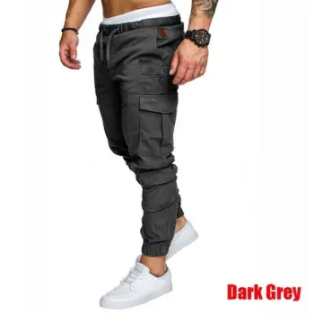 6 pocket pants for men (black)