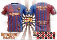 เสื้อบอลพิมพ์ลาย ยอดฮิต ลาย บาเซโลน่า Barcelona