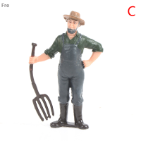 Fre 1:25 Scale Action FIGURE WORKER farmer PVC คนโมเดลตกแต่งของเล่น