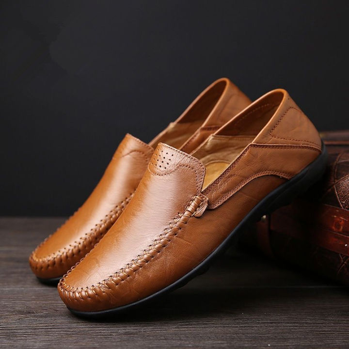 Lightweight Men Casual Shoes Breathable Soft Men's Slip on Shoes ...