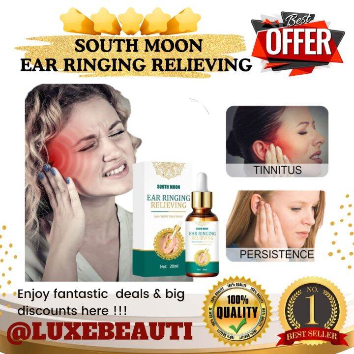 Effective South Moon Ear Ringing Relieving Ear Drops Tinnitus Deafness