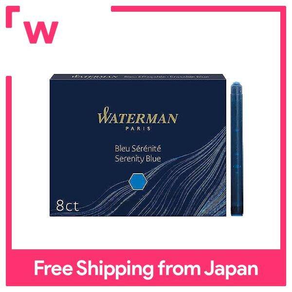 Waterman WATERMAN fountain pen cartridge ink, Florida Blue (8