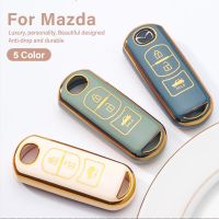 ♘ New Tpu Car Remote Key Case Cover For Mazda 2 3 6 Atenza Axela Demio CX-5 CX5 CX-3 CX7 CX-9 2015 2016 2017 2018 2019 Accessories