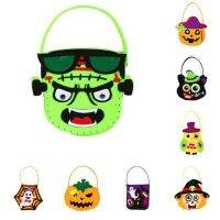 ฮาโลวีน ถังฟักทอง halloween accessories ฮาโลวีนหลอกหรือปฏิบัติ ถุงขนมฮาโลวีนแบบทำมือ ค้างคาวผีผี ผ้าไม่ทอ กระเป๋าใส่ฟักทอง กระเป๋าฮาโลวีน กระเป๋าใส่ฟักทอง DIY Trick or treat BAG อนุบาลอนุบาล