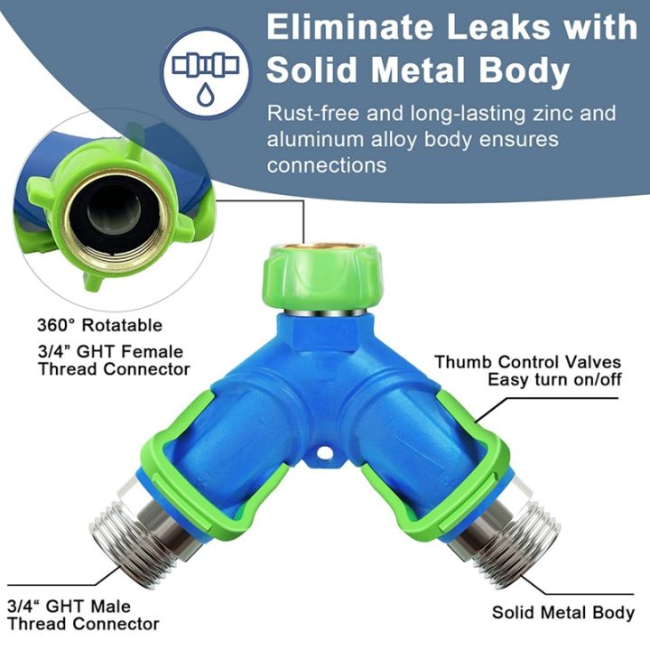 2pcs-water-hose-splitter-2-way-hose-y-splitter-connector-faucet-comfortable-plastic