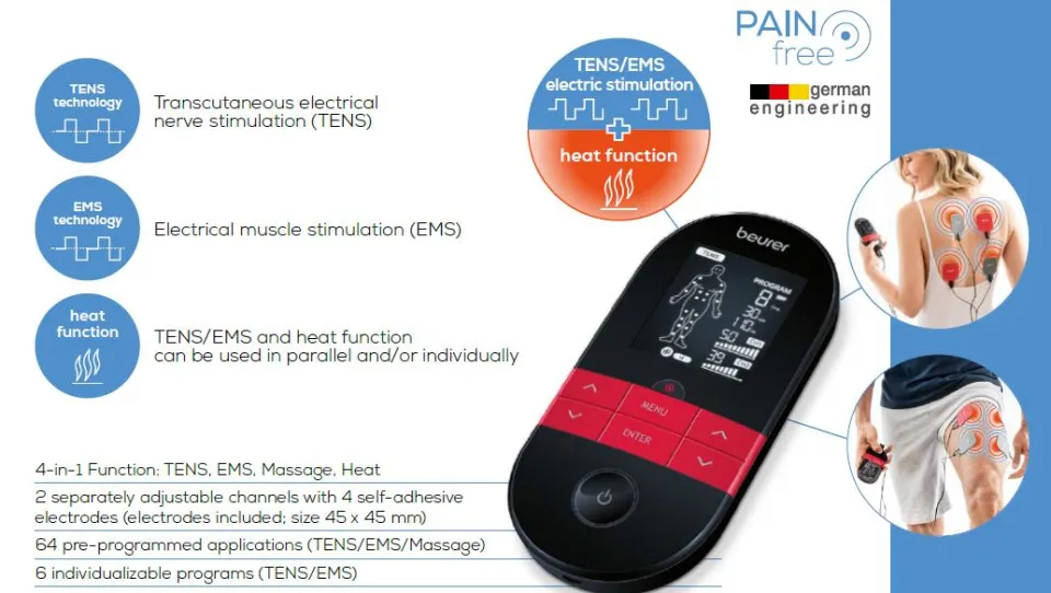 Beurer EM59 Digital Tens Device w/ Heat