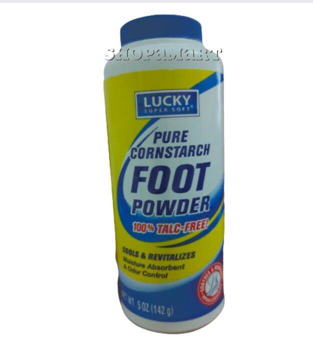 Lucky Pure Cornstarch Foot Powder 100 Talcum Free 142g Lazada PH