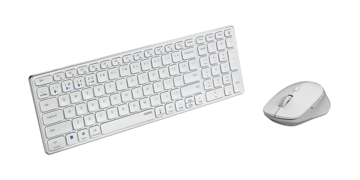 rapoo-9350m-wireless-mouse-amp-ultra-slim-keyboard-เมาส์และคีบอร์ด-ไร้สาย-แป้นไทย-อังกฤษ-สีขาว-ของแท้-รับประกันสินค้า-2-ปี