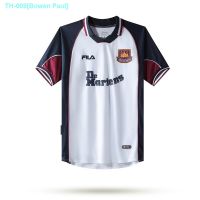 ❐ 1999 Westham Away Jersey Retro West United Maiden Jersey West Classic Jersey