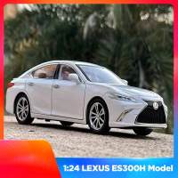 โมเดลรถของเล่นโลหะหล่อจาก ES300H โมเดลรถโลหะผสมรถแบบจำลอง Lexus รถเก็บสะสมแสงและเสียงของขวัญสำหรับเด็กสเกล1/24