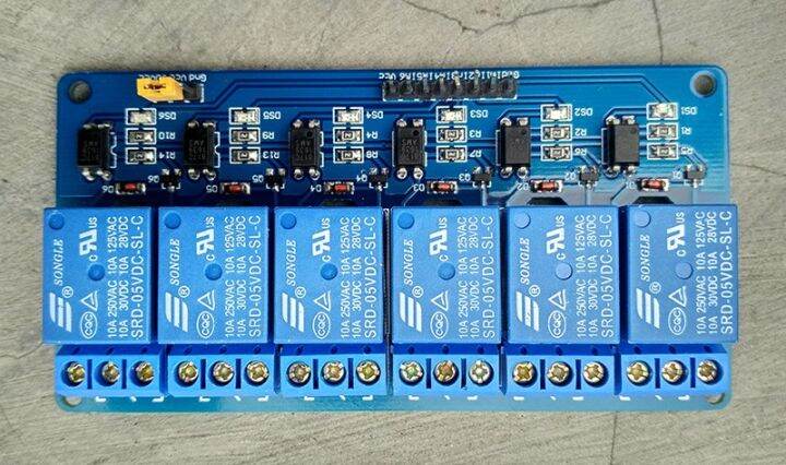 6 Channel Relay Module | Lazada Indonesia