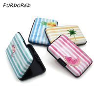 【CW】✾◘  PURDORED 1 pc Card Holder Aluminum Business ID Credit Wallet tarjetero Dropshipping