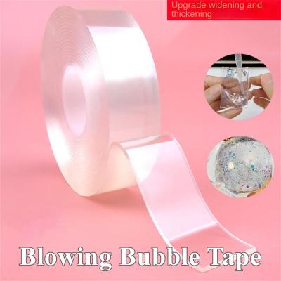 1-5M Nano Tape High Viscosity Waterproof Tape DIY Hand-pressed Bubble Blowing Toy Self-made Hollow Water Ball Double-sided Tape Adhesives  Tape