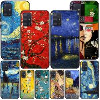 เคสมือถือ Nancy Night Van Gogh,เคส Samsung Galaxy A53 5G A12 A13 A52 A02s A22 A51 A54 A11 A13 A32 A52s A72ซิลิโคน A03s ฝาครอบโทรศัพท์