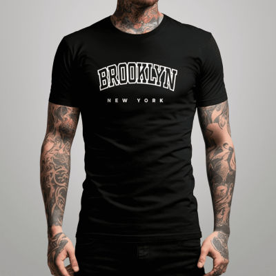 New FashionBasic T-Shirt Brooklyn New York Fashion Casual Cotton Print Unisex 2023
