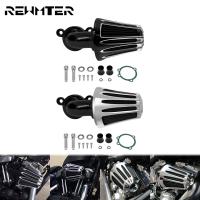 เครื่องฟอกอากาศรถจักรยานยนต์ CNC Intake Filter อลูมิเนียมสำหรับ Harley Sportster XL 883 1200 72 48 Forty Eight Seventy Two Iron Roadster