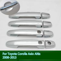 สำหรับ Toyota Corolla Axio Altis 2008-2013ใหม่ประตูรถยนต์โครเมียมฝาครอบที่จับตัดแต่งแต่งรถอุปกรณ์เสริมรถยนต์ซ้อนทับ