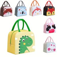 Cute Cartoon Rabbit Animal Bento Bag - The Perfect Insulated Lunch Box for School!