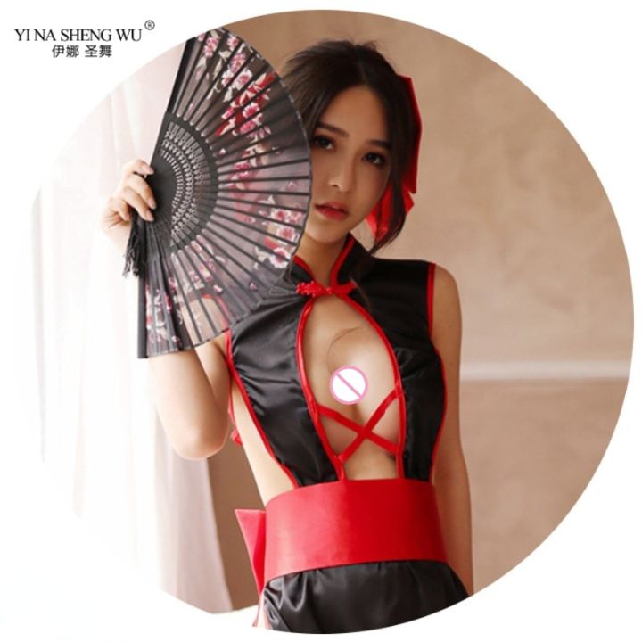 japanese-kimono-sexy-cosplay-outfit-for-women-sexy-backless-sleeveless-lingerie-sexy-traditional-style-robe-dress-belt-costume