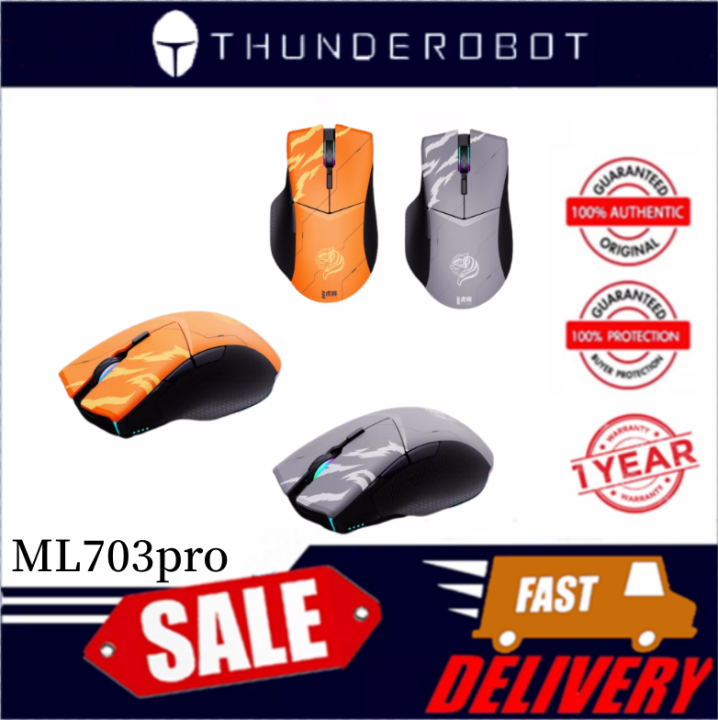 ThundeRobot ML703Pro RGB Programmable Wireless Gaming Mouse | Lazada PH