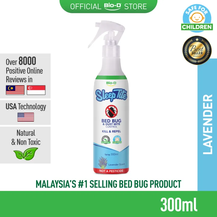 Bio-D SleepTite Bed Bug And Dust Mite Control Spray 300ml (Lavender)