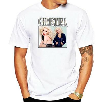 เสื้อยืดผู้ชายวินเทจ Christina Aguilera เสื้อยืดผู้หญิง