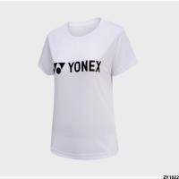 แบดมินตันแขนสั้น YONEX นิกส์แห้งเร็ว 215179BCR ผู้ชายและผู้หญิง T115179 ชุดกีฬา