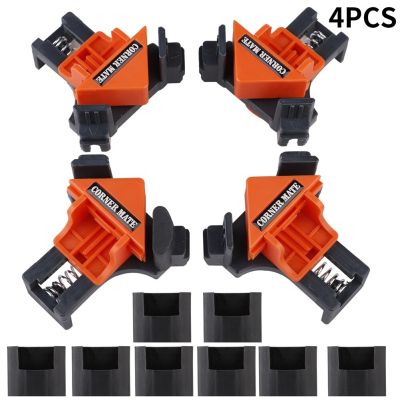 4 Pcs Woodworking Corner Clip 90 Degree Right Angle Clamp Fixing Clips Picture Frame Corner Clamp Furniture Repaire Hand Tool