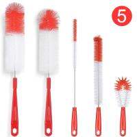 ALINK : ALKAL05BBRD* แปรงล้างขวดนมเเละหลอด ALINK 5-Pack Red Bottle Brush Cleaner Set