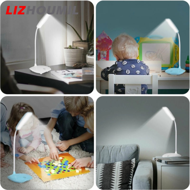 lizhoumil-โคมไฟ-usb-บนโต๊ะ-led-แบบชาร์จไฟได้ป้องกันตาตั้งค่าความสว่างได้3ระดับไฟอ่านหนังสือไฟกลางคืนใช้ในการศึกษา