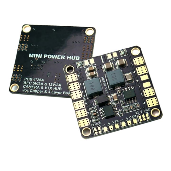 Mini Power Hub Power Distribution Board PDB with BEC 5V & 12V for FPV