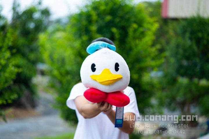 ตุ๊กตา-donald-duck-เป็ดโดนัลดั๊กกอดหัวใจ-ลิขสิทธิ์แท้