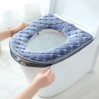 Newest Thickened Toilet Seat Cover Winter Warm Soft Washable Toilet Seat Cover Toilet Lid Cover Bidet Cover Bathroom Accessories Toilet Covers