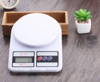 เครื่องชั่งดิจิตอล เครื่องชั่งน้ำหนักวัตถุดิบ,อาหาร ตาชั่ง ดิจิตอล (Ditital Kitchen Scale) 10 kg **แถมถ่านฟรี !!!**