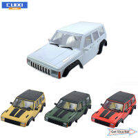 CUIXI ปลอกรถ RC RC Body Shell 313Mm ชิ้นส่วน DIY ฐานล้อใช้ได้กับ1:10แกน SCX10 90046รถปีน90047