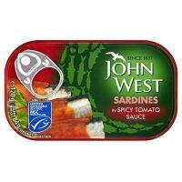 Sardines in spicy tomato sauce 120g - John West