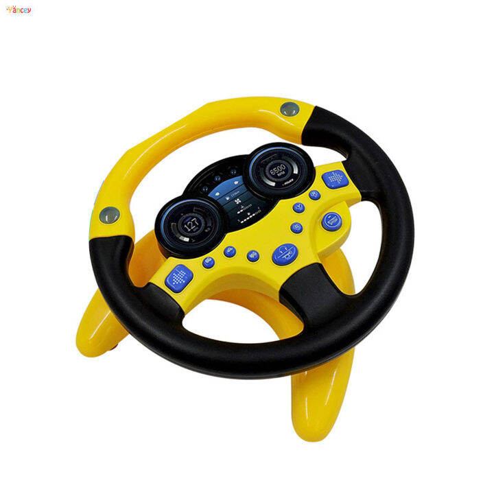 Yancey Simulate Copilot Steering Wheel Bright Color Ergonomic Design ...