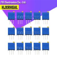 15ชิ้น3296 3296วัตต์100ohm-2mohm 0.5วัตต์ทริมเมอร์แบบเปิดปิดตัวต้านทานชนิดเปลี่ยนค่าได้ปรับความแม่นยำ3296วัตต์ชุดโพเทนชิออมิเตอร์