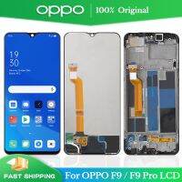 จอแสดงผลออริจินัลขนาด6.3นิ้วสำหรับ F9 OPPO หน้าจอ LCD จอสัมผัสทัชสกรีนพร้อมกรอบสำหรับ OPPO F9 Pro CPH1823 CPH1881 CPH1825หน้าจอ LCD