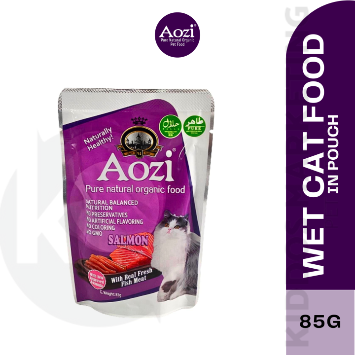 Aozi Pure Natural Organic Wet Food Cat Food in Pouch 85 grams