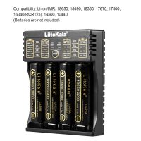 Liitokala Li-402 ที่ชาร์จแบตเตอรี่ 1.2V 3.7V 3.2V 3.85V AA / AAA