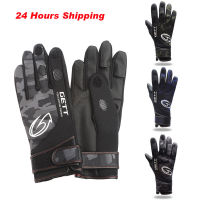 Japans GETT Anti-slip Warm Durable Fishing Gloves Full Finger Neoprene Fishing Cycling Gloves Touch Screen Outdoor Sports Pesca