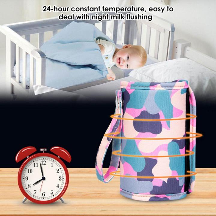 เครื่องอุ่นนม-เครื่องอุ่นขวดนม-baby-milk-bottle-warmer-พกพาสะดวก-ความร้อนอย่างรวดเร็ว-ที่อุ่นนมเด็ก-เครื่องอุ่นนม-อุณหภูมิคงที่อัจฉริย-portable-temperature-insulated-bag-outdoor-baby-feeding-milk-bott