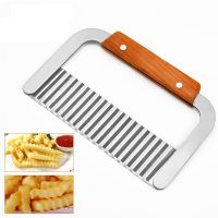 Wave Onion Potato Slices Crinkle French Fries Salad Corrugated Cutting Chopped Potato Slices Knife Household Kitchen Supplies